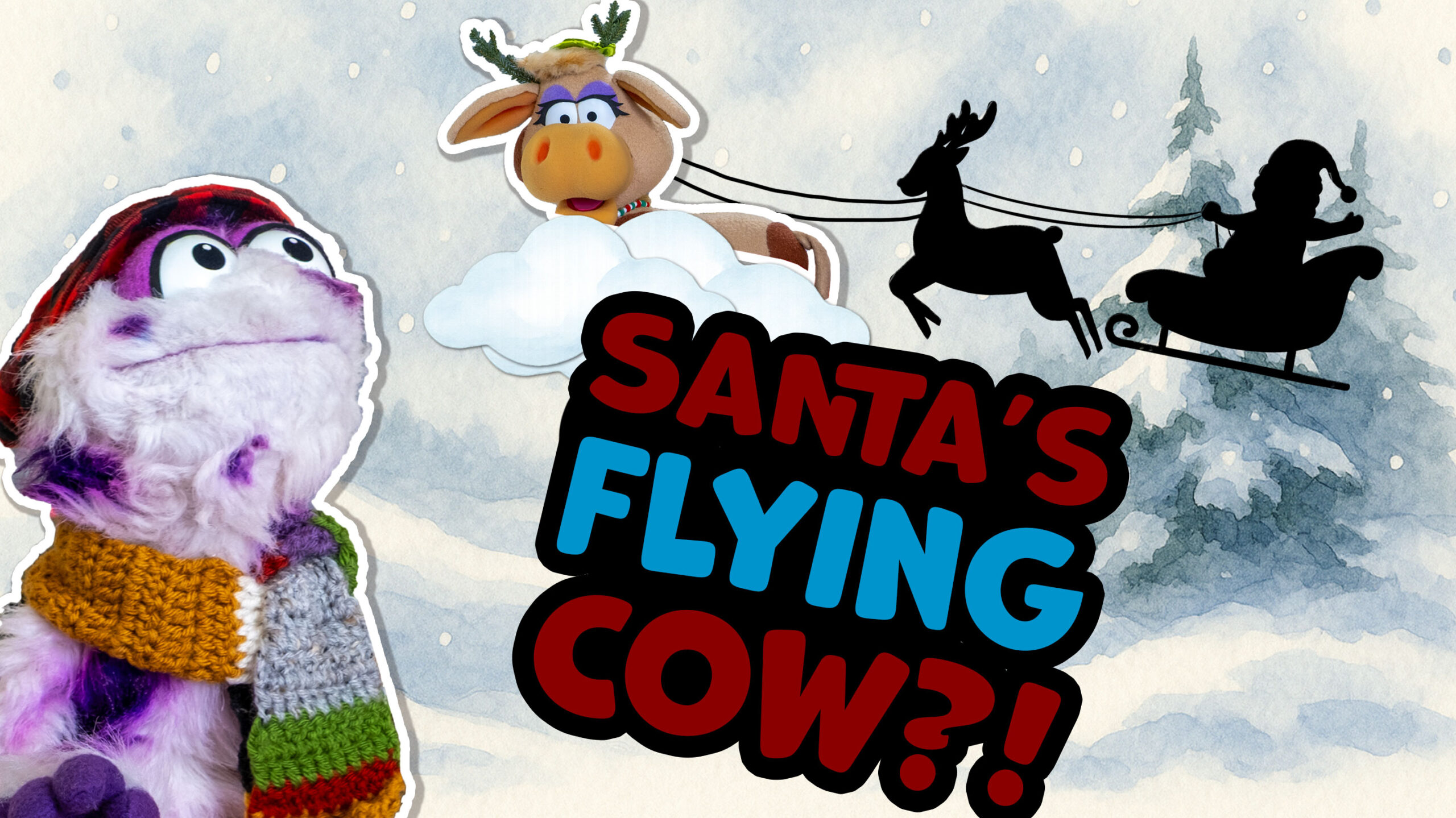Featured image for “Daisy the Christmas Cow That Wants to Fly | A North Pole Story”